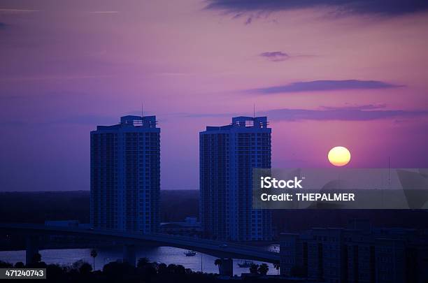 Daytona Beach Skyline Stock Photo - Download Image Now - Beach, Building Exterior, Built Structure