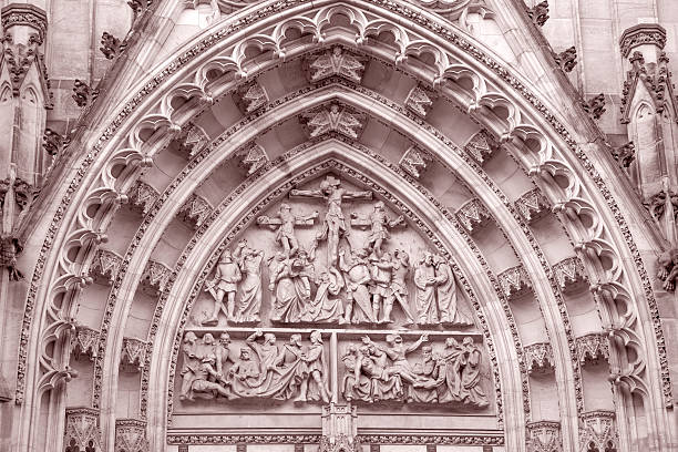 istock Detail on Cathedral Facade, Prague 471240971