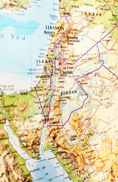 istock map of jordan area 471242301