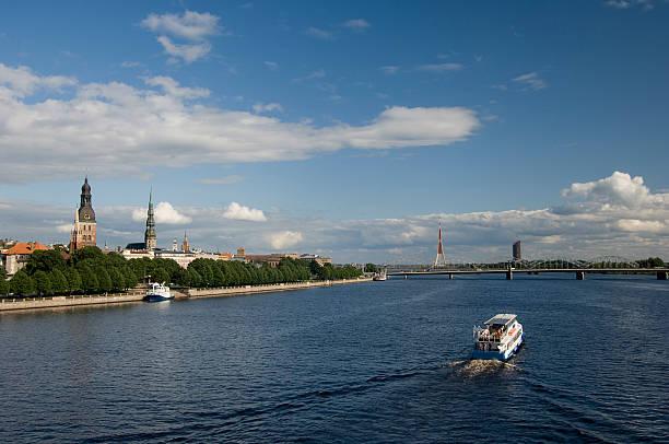 istock Skyline of Riga with Daugava 471242359