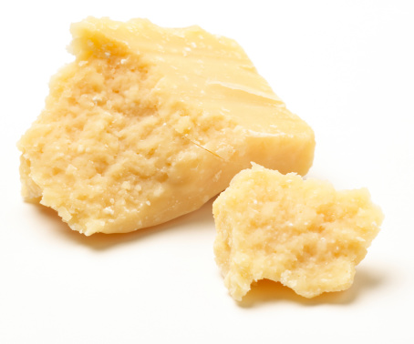 chunks of parmesan cheese