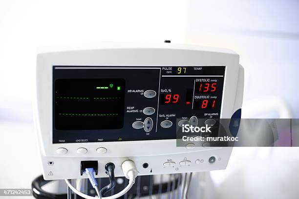 Heart Rate Monitor Stock Photo - Download Image Now - Intensive Care Unit, Beauty, Blood Pressure Gauge