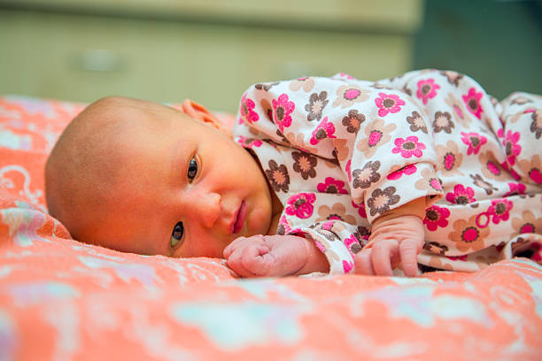 Newborn child stock photo