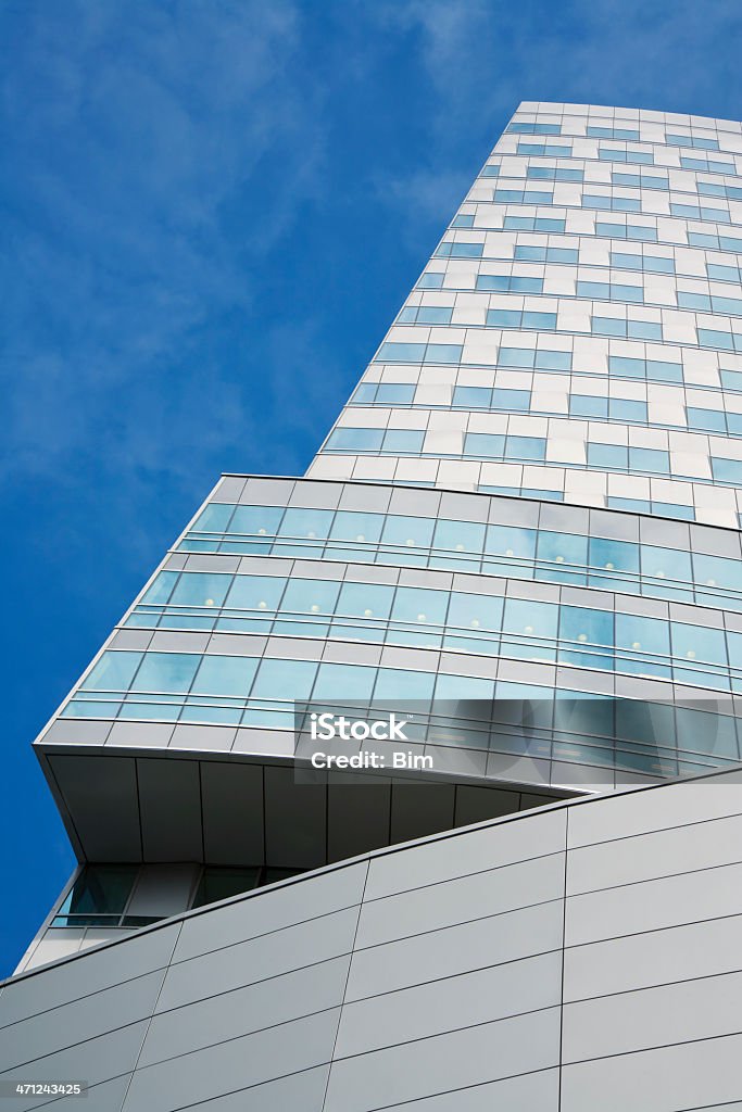 Modern Office Building Modern Office Building Exterior in Warsaw, Poland Stock Market and Exchange Stock Photo