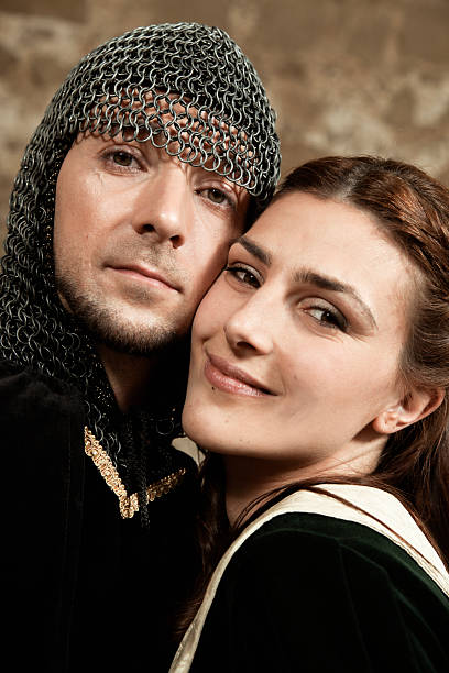 istock Medieval princess and knight 471243815
