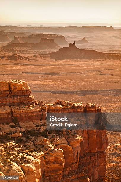 Scenic View Valley Of The Gods Stock Photo - Download Image Now - Backgrounds, Beauty In Nature, Carefree