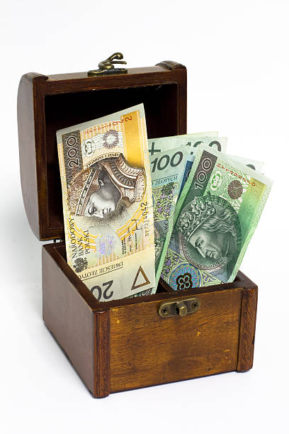 istock Polish money in box 471244981