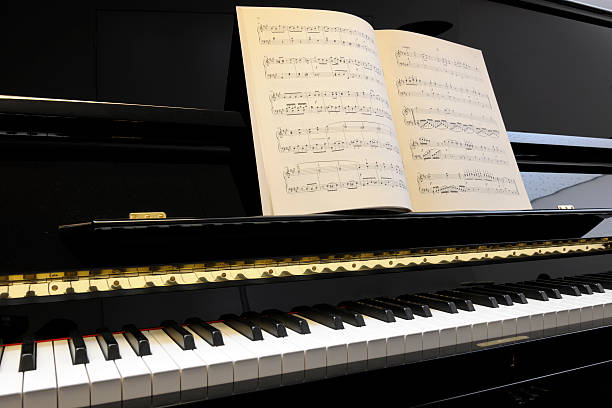 istock sheet music on piano XXXL image 471245621