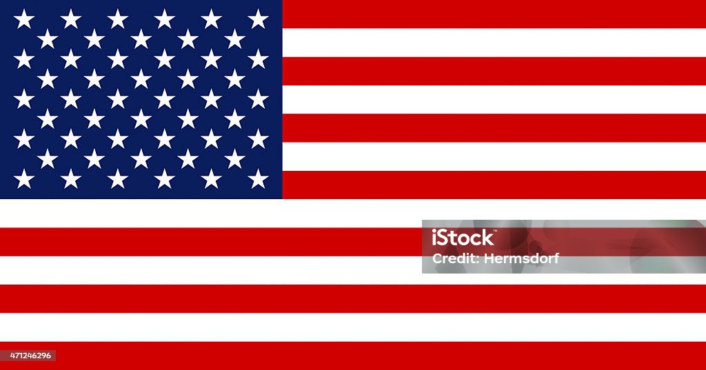 Flag of the USA National flag of the United States of America.. 2015 stock illustration