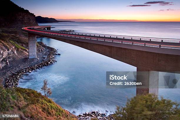 Sea Cliff Bridge Stock Photo - Download Image Now - Illawarra - New South Wales, Cliff, New South Wales