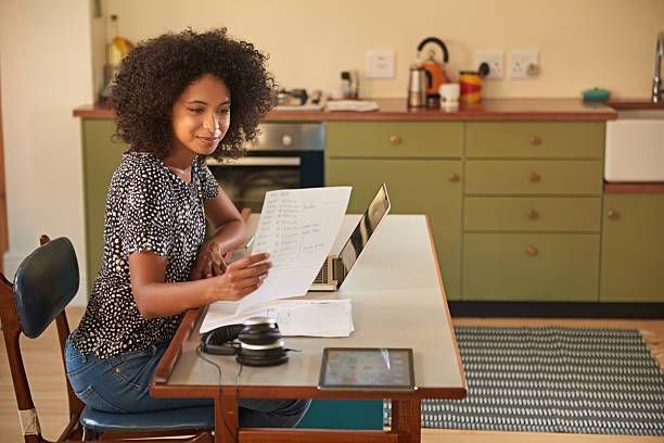 istock Going over the household budget 471246672