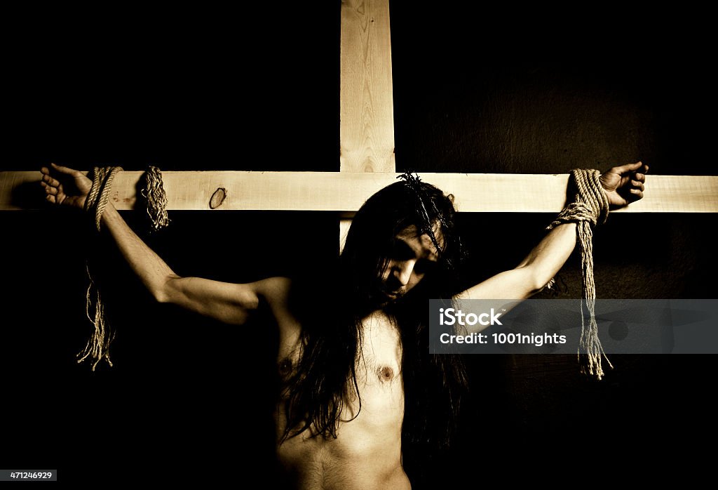 Jesus man Modern version of Jesus Christ. Adult Stock Photo