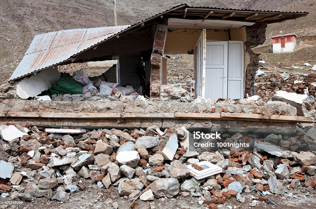 Tremblement de terre - Photo de A l'abandon libre de droits