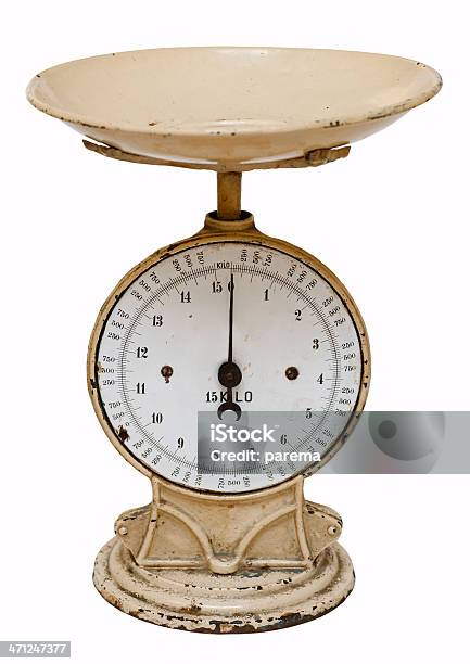 Antique Kitchen Scale Stock Photo - Download Image Now - Scale, Old-fashioned, Weight Scale