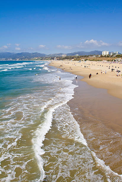 Santa Monica Beach stock photo