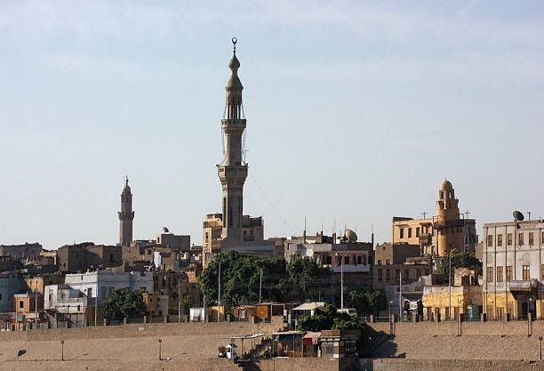istock Esna city view in sunny ambiance 471248721