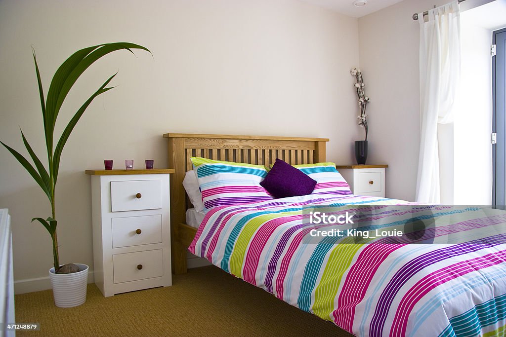 Colourful Bedroom A colourful bedroom Bedroom Stock Photo