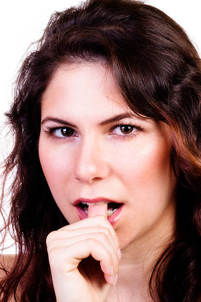 What Does It Mean To Bite Your Thumb At Someone 510+ Biting Thumb Stock Photos, Pictures & Royalty-Free Images - iStock