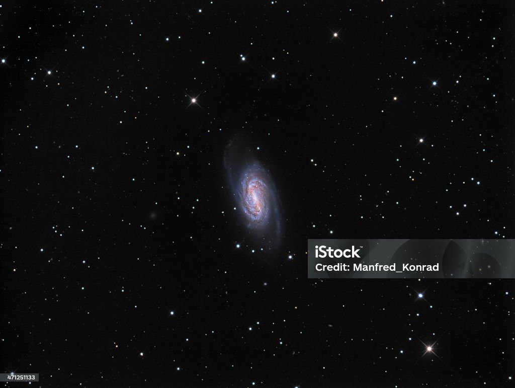 Galaxy im Sternbild lion - Lizenzfrei Astronomie Stock-Foto