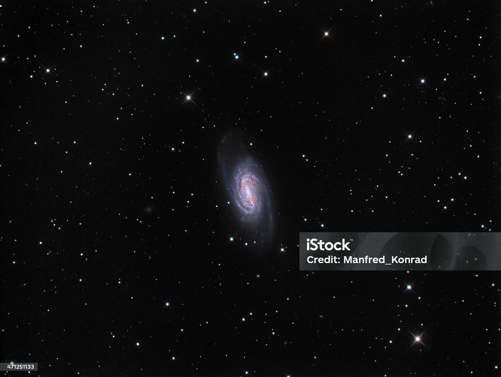 Galáxia na Constelação Leão - Royalty-free Astronomia Foto de stock