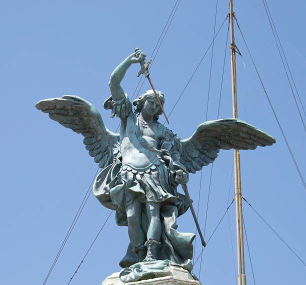 istock Angel in Rome with Wires 471251401