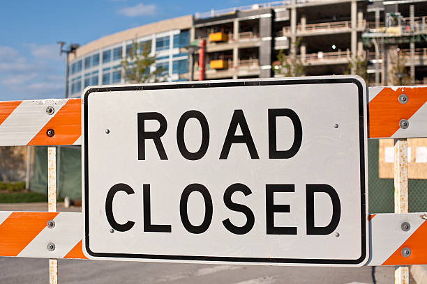 istock road closed at construction site horz 471252707