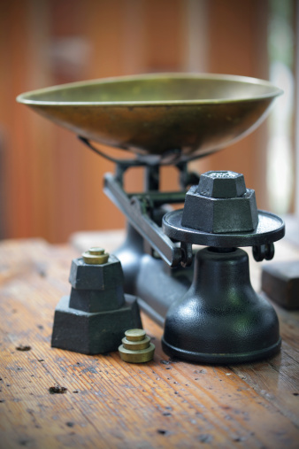 Antique manual coffee grinder coffee
