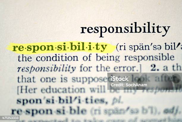 Definição De Responsabilidade - Fotografias de stock e mais imagens de Amarelo - Amarelo, Conceito, Fotografia - Imagem