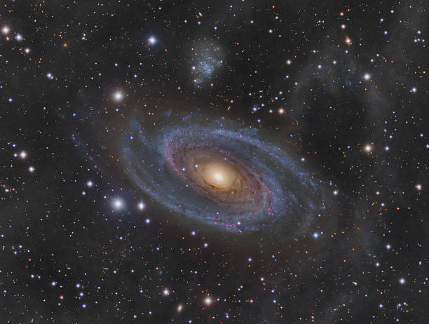 istock Spiral Galaxy M81 and Integrated Flux Nebula 471253566