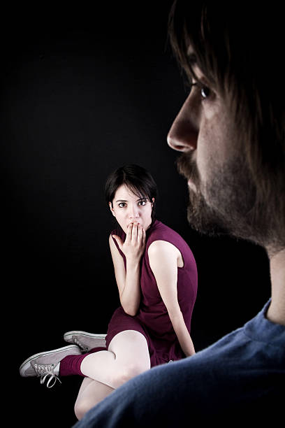 istock Young woman is afraiding 471255299