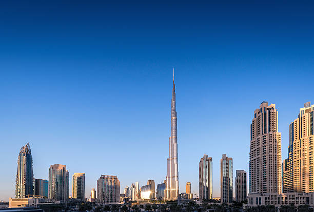istock Dubai Skyscraper and Burj Khalifa 471257598