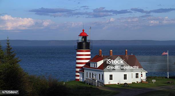 Faro De West Quoddy Me Foto de stock y más banco de imágenes de Maine - Maine, Port Clyde, Abstracto