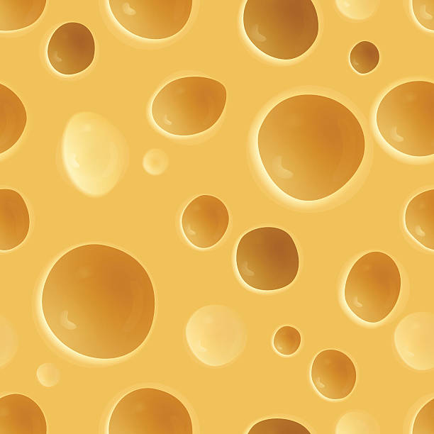 치즈 패턴 - cheese backgrounds textured emmental cheese stock illustrations