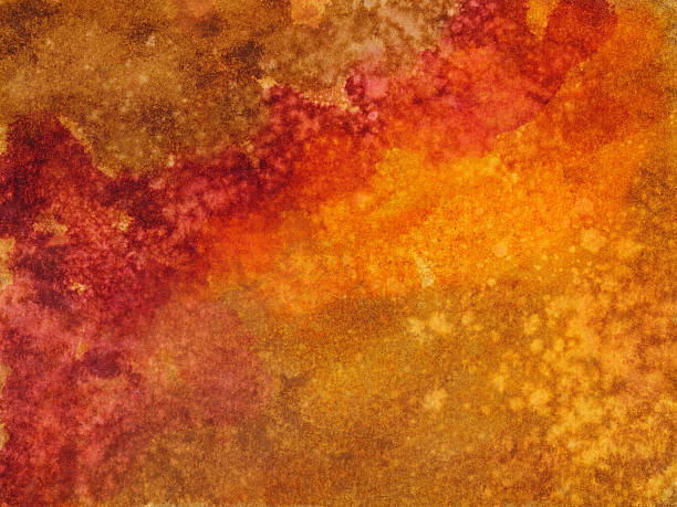 istock Vivid color array hand painted with ink and watercolors 471259386