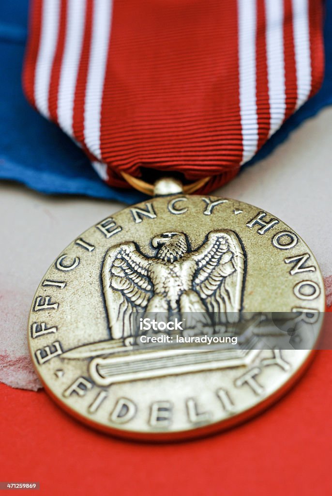 US Army gute Verhalten Medaille - Lizenzfrei Adler Stock-Foto