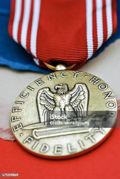 Us Army Gute Verhalten Medaille Stockfoto und mehr Bilder von Adler - Adler, Auszeichnung, Blau