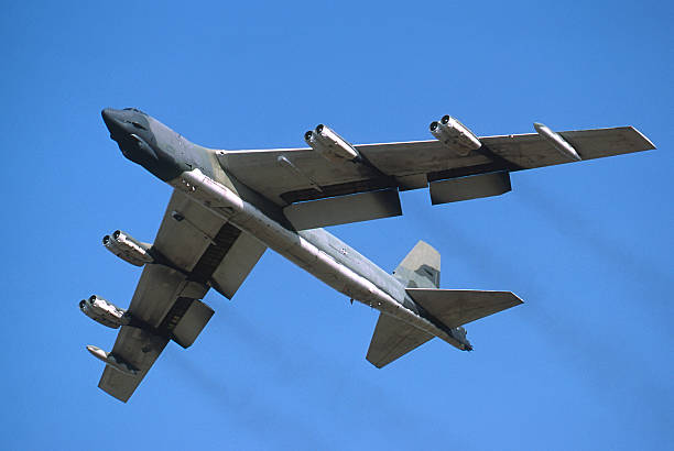 B52 Stratofortress estratégica Bombardeiro Nuclear - fotografia de stock