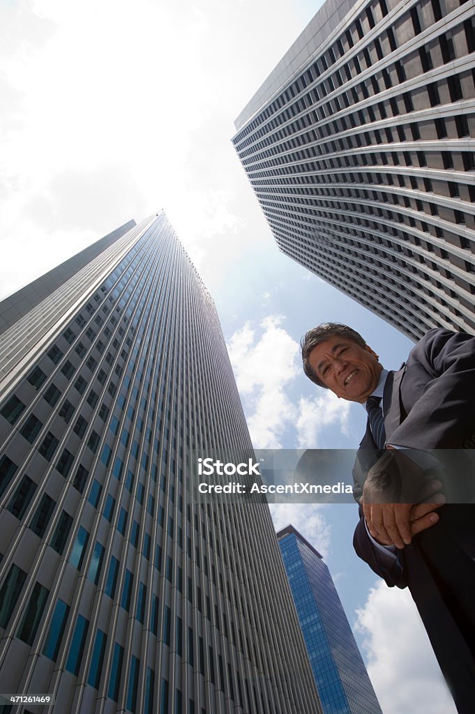 Senior Executive - Foto stock royalty-free di Inquadratura estrema dal basso