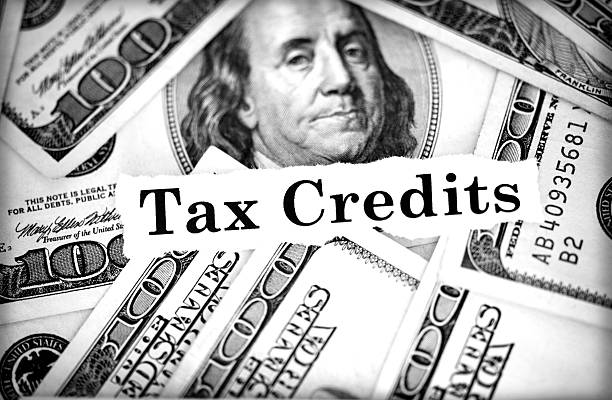tax credits stock photo