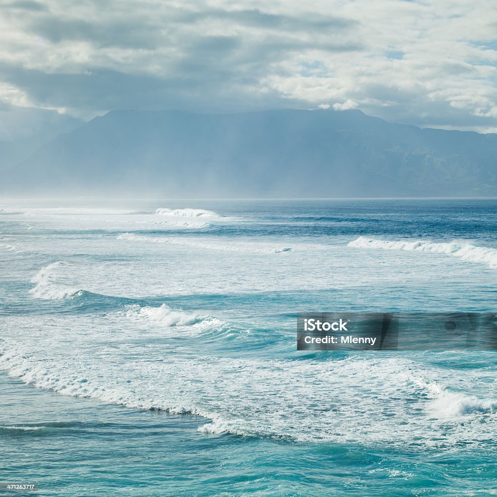 Surfen Wellen Hawaii - Lizenzfrei Bewegung Stock-Foto