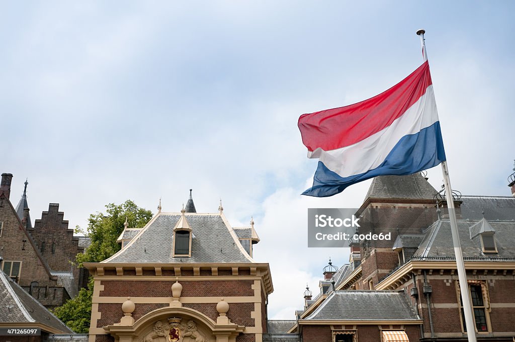 ビネンホフ、オランダ国旗、国会議事堂、ザハーグ - オランダ国旗のロイヤリティフリーストックフォト