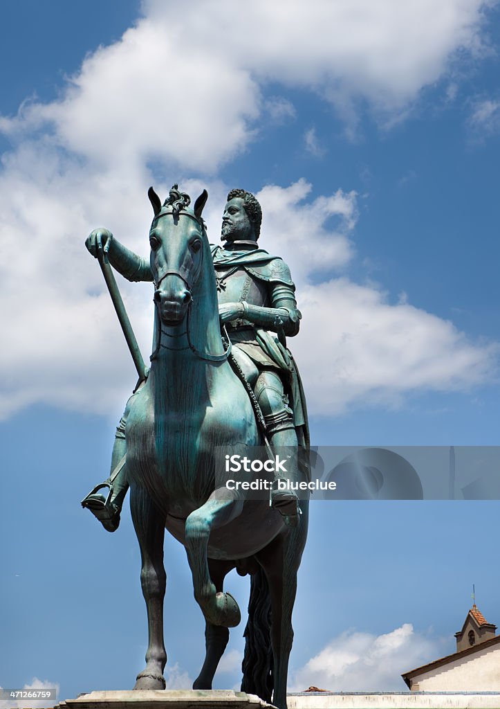 Piazza della santissima annunziata - Zbiór zdjęć royalty-free (Accademia di Belle Arti)