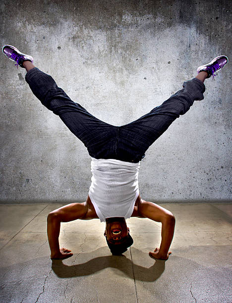 istock Urban Dancer Doing a Headstand or Yoga 471267188