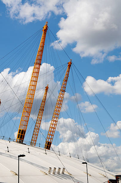 istock Millennium Dome Support Towers,Greenwich,UK 471268985