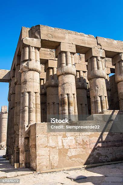 Luxor Temple Egypt Stock Photo - Download Image Now - 2015, Africa, Amon