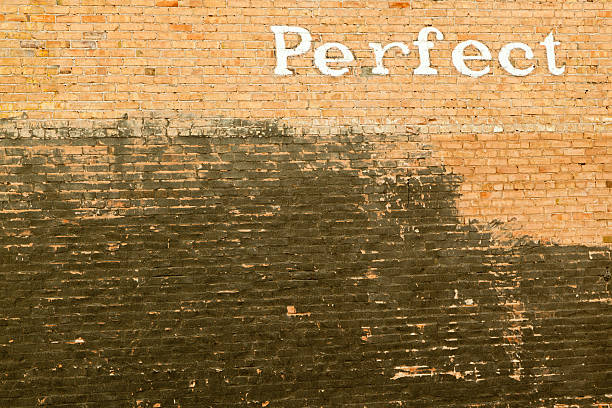 istock PERFECT Spelled Out On Brick Wall, Grunge, Type 471270747