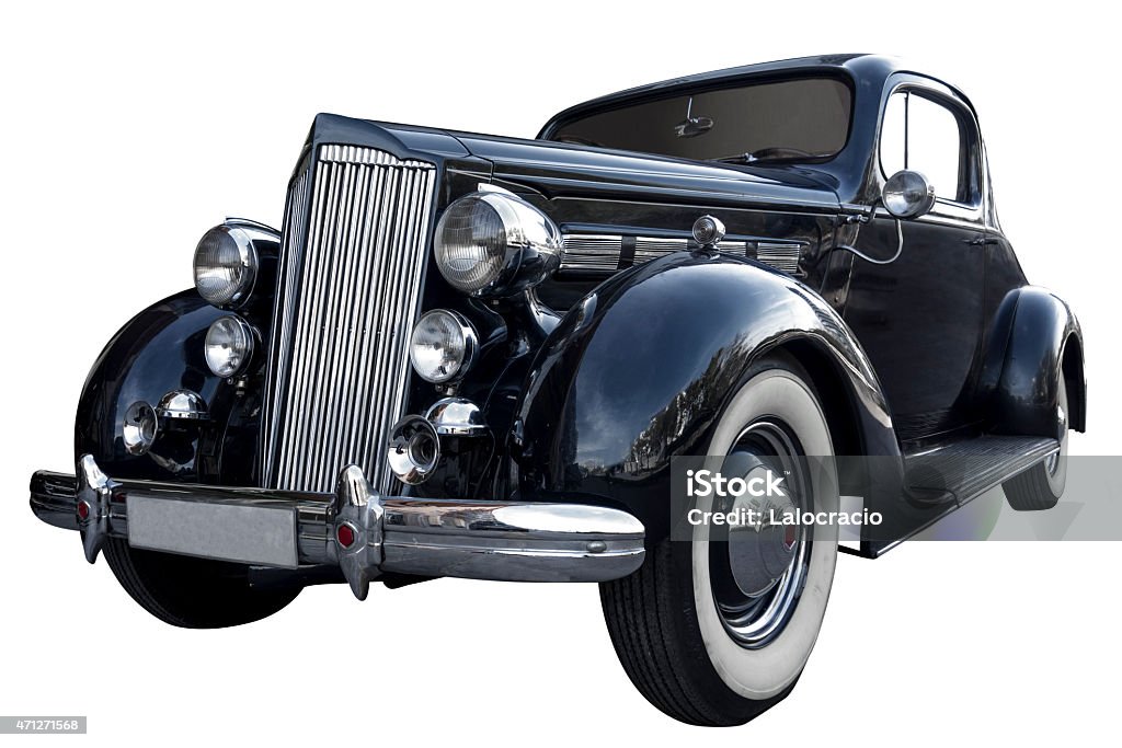 Classic Packard uno-veinte negocios golpe 1937 - Foto de stock de Coche libre de derechos