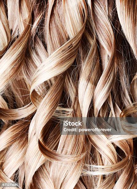 Blond Highlight Curly Hair Background Stock Photo - Download Image Now -  Human Hair, Full Frame, Textured - iStock