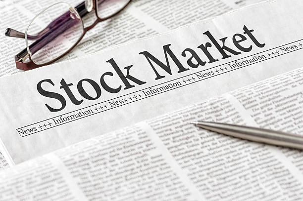 istock Newspaper with the headline Stock Market 471273968