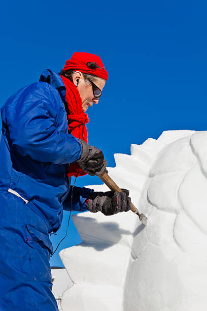 istock San Vigilio Snow Festival, Sculptor at Work 471277069
